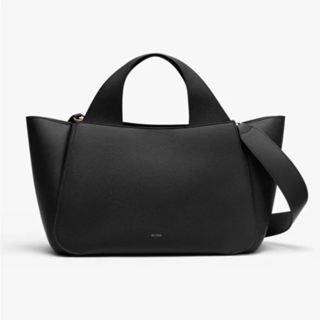 Cuyana Mila Satchel In Black
